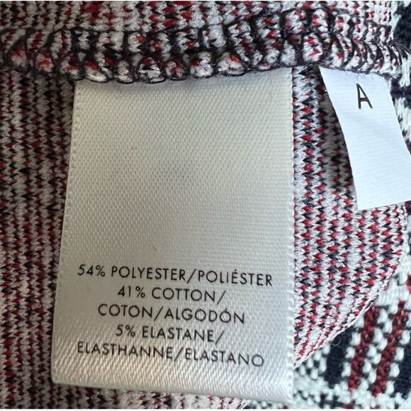 Ann Taylor Plaid Mock Neck Cotton Blend Sweater Size XS Petite Academia Career - Picture 5 of 6